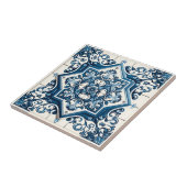 Mittelmeer-Fliesen, Portugal, Azulejo, Majolica Fliese (Seite)