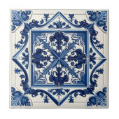 Mittelmeer-Fliesen, Portugal, Azulejo, Majolica Fliese (Vorderseite)