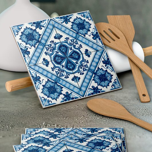 Mittelmeer-Fliesen, Portugal, Azulejo, Majolica Fliese