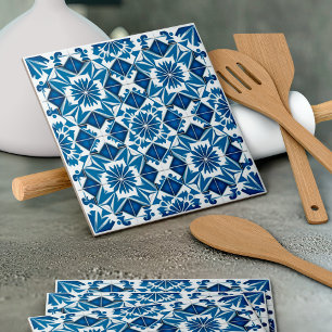 Mittelmeer-Fliesen, Portugal, Azulejo, Majolica Fliese