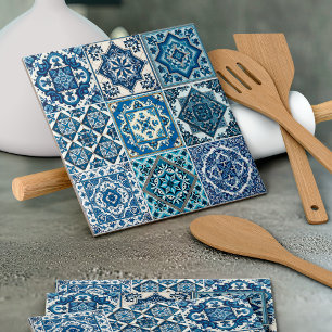 Mittelmeer-Fliesen, Portugal, Azulejo, Majolica Fliese