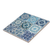 Mittelmeer-Fliesen, Portugal, Azulejo, Majolica Fliese (Seite)