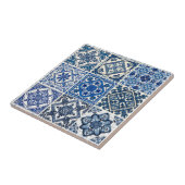 Mittelmeer-Fliesen, Portugal, Azulejo, Majolica Fliese (Seite)