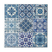 Mittelmeer-Fliesen, Portugal, Azulejo, Majolica Fliese (Vorderseite)