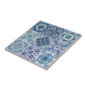 Mittelmeer-Fliesen, Portugal, Azulejo, Majolica Fliese (Seite)