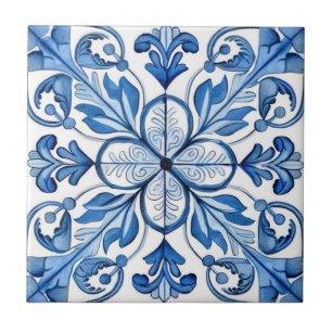 Mittelmeer-Fliesen, Portugal, Azulejo, Majolica Fliese