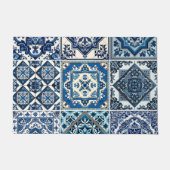 Mittelmeer-Fliesen, Portugal, Azulejo, Majolica Fußmatte (Vorderseite)