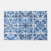 Mittelmeer-Fliesen, Portugal, Azulejo, Majolica Fußmatte (Vorderseite)