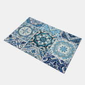 Mittelmeer-Fliesen, Portugal, Azulejo, Majolica Fußmatte (Schrägansicht)