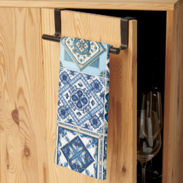 Mittelmeer-Fliesen, Portugal, Azulejo, Majolica Geschirrtuch