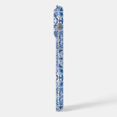 Mittelmeer-Fliesen, Portugal, Azulejo, Majolica iPhone Hülle (Linke Seite)