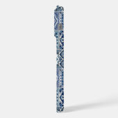 Mittelmeer-Fliesen, Portugal, Azulejo, Majolica iPhone Hülle (Linke Seite)