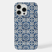 Mittelmeer-Fliesen, Portugal, Azulejo, Majolica iPhone Hülle (Rückseite)