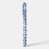 Mittelmeer-Fliesen, Portugal, Azulejo, Majolica iPhone Hülle (Linke Seite)