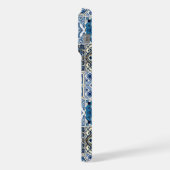 Mittelmeer-Fliesen, Portugal, Azulejo, Majolica iPhone Hülle (Linke Seite)