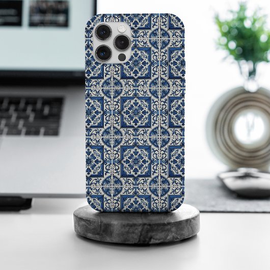 Mittelmeer-Fliesen, Portugal, Azulejo, Majolica iPhone Hülle