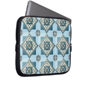 Mittelmeer-Fliesen, Portugal, Azulejo, Majolica Laptopschutzhülle (Vorne Rechts)