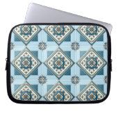 Mittelmeer-Fliesen, Portugal, Azulejo, Majolica Laptopschutzhülle (Vorderseite)