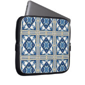 Mittelmeer-Fliesen, Portugal, Azulejo, Majolica Laptopschutzhülle (Vorne Rechts)