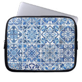 Mittelmeer-Fliesen, Portugal, Azulejo, Majolica Laptopschutzhülle (Vorderseite)