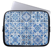 Mittelmeer-Fliesen, Portugal, Azulejo, Majolica Laptopschutzhülle (Vorderseite)