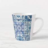 Mittelmeer-Fliesen, Portugal, Azulejo, Majolica Milchtasse (Rechts)