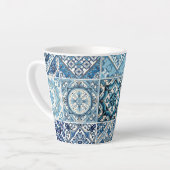 Mittelmeer-Fliesen, Portugal, Azulejo, Majolica Milchtasse (Linke Ecke)