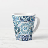 Mittelmeer-Fliesen, Portugal, Azulejo, Majolica Milchtasse (Rechte Ecke)