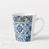 Mittelmeer-Fliesen, Portugal, Azulejo, Majolica Milchtasse (Rechts)