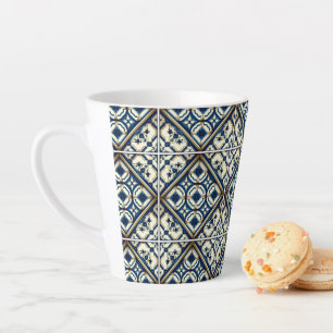 Mittelmeer-Fliesen, Portugal, Azulejo, Majolica Milchtasse