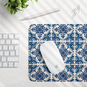 Mittelmeer-Fliesen, Portugal, Azulejo, Majolica Mousepad