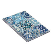 Mittelmeer-Fliesen, Portugal, Azulejo, Majolica Notizblock (Rechte Seite)