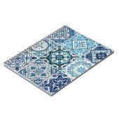 Mittelmeer-Fliesen, Portugal, Azulejo, Majolica Notizblock (Linke Seite)