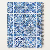 Mittelmeer-Fliesen, Portugal, Azulejo, Majolica Planer (Rückseite)