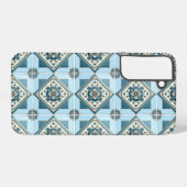 Mittelmeer-Fliesen, Portugal, Azulejo, Majolica Samsung Galaxy Hülle (Rückseite (Horizontal))