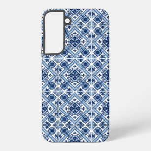 Mittelmeer-Fliesen, Portugal, Azulejo, Majolica Samsung Galaxy Hülle