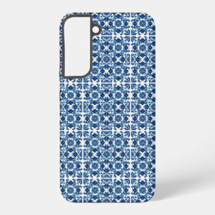 Mittelmeer-Fliesen, Portugal, Azulejo, Majolica Samsung Galaxy Hülle
