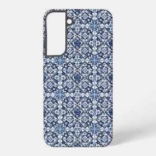 Mittelmeer-Fliesen, Portugal, Azulejo, Majolica Samsung Galaxy Hülle