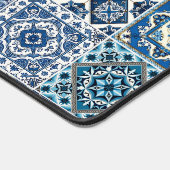 Mittelmeer-Fliesen, Portugal, Azulejo, Majolica Schreibtischunterlage (Ecke)