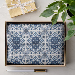 Mittelmeer-Fliesen, Portugal, Azulejo, Majolica Seidenpapier