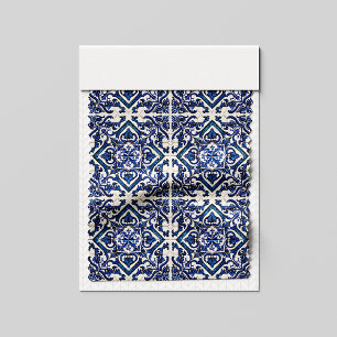 Mittelmeer-Fliesen, Portugal, Azulejo, Majolica Stoff
