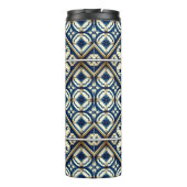 Mittelmeer-Fliesen, Portugal, Azulejo, Majolica Thermosbecher (Rückseite)