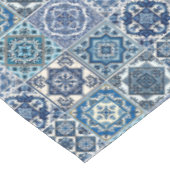 Mittelmeer-Fliesen, Portugal, Azulejo, Majolica Tischdecke (Schrägansicht)