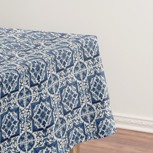 Mittelmeer-Fliesen, Portugal, Azulejo, Majolica Tischdecke (Beispiel)