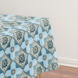 Mittelmeer-Fliesen, Portugal, Azulejo, Majolica Tischdecke