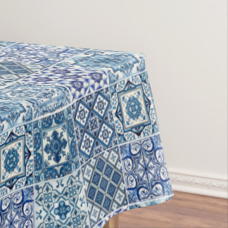 Mittelmeer-Fliesen, Portugal, Azulejo, Majolica Tischdecke