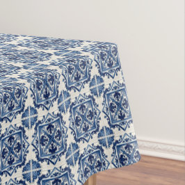 Mittelmeer-Fliesen, Portugal, Azulejo, Majolica Tischdecke