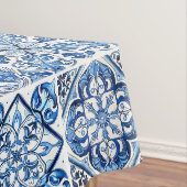 Mittelmeer-Fliesen, Portugal, Azulejo, Majolica Tischdecke (Beispiel)