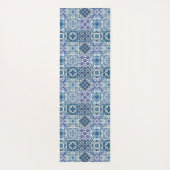Mittelmeer-Fliesen, Portugal, Azulejo, Majolica Yogamatte (Rückseite)
