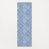 Mittelmeer-Fliesen, Portugal, Azulejo, Majolica Yogamatte (Vorderseite)